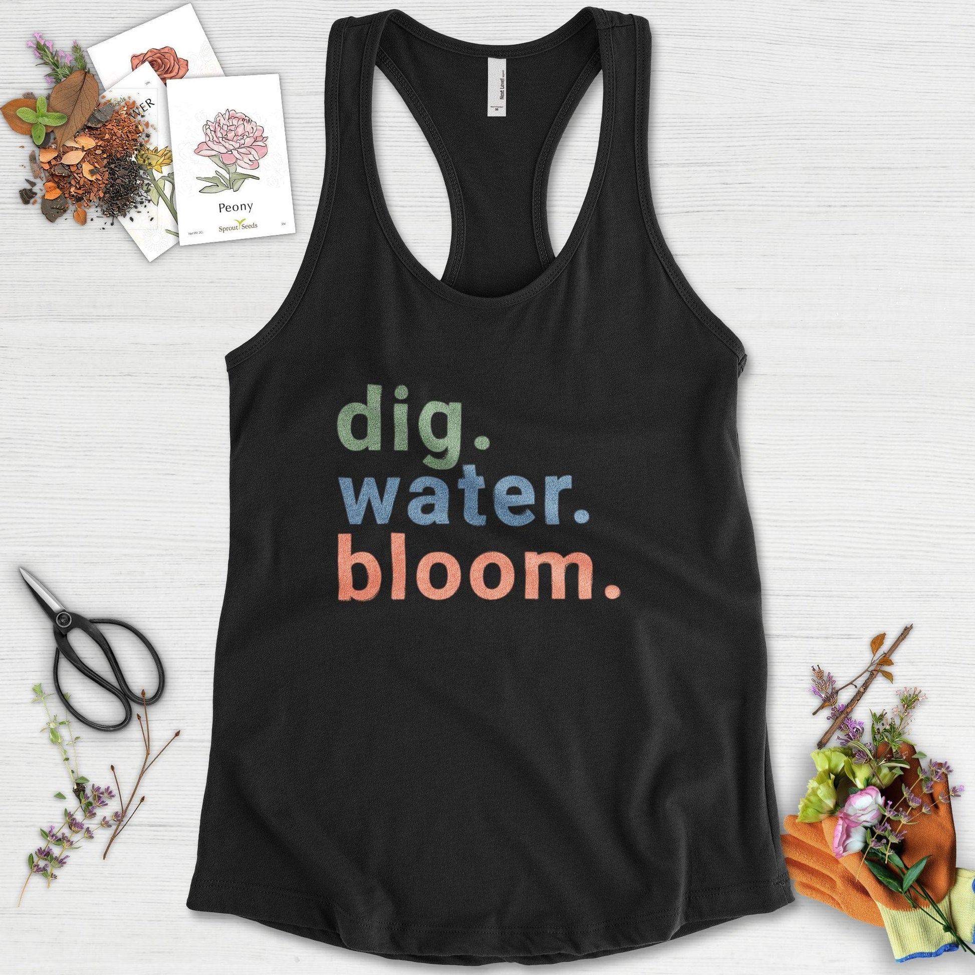 Dig Water Bloom Racerback