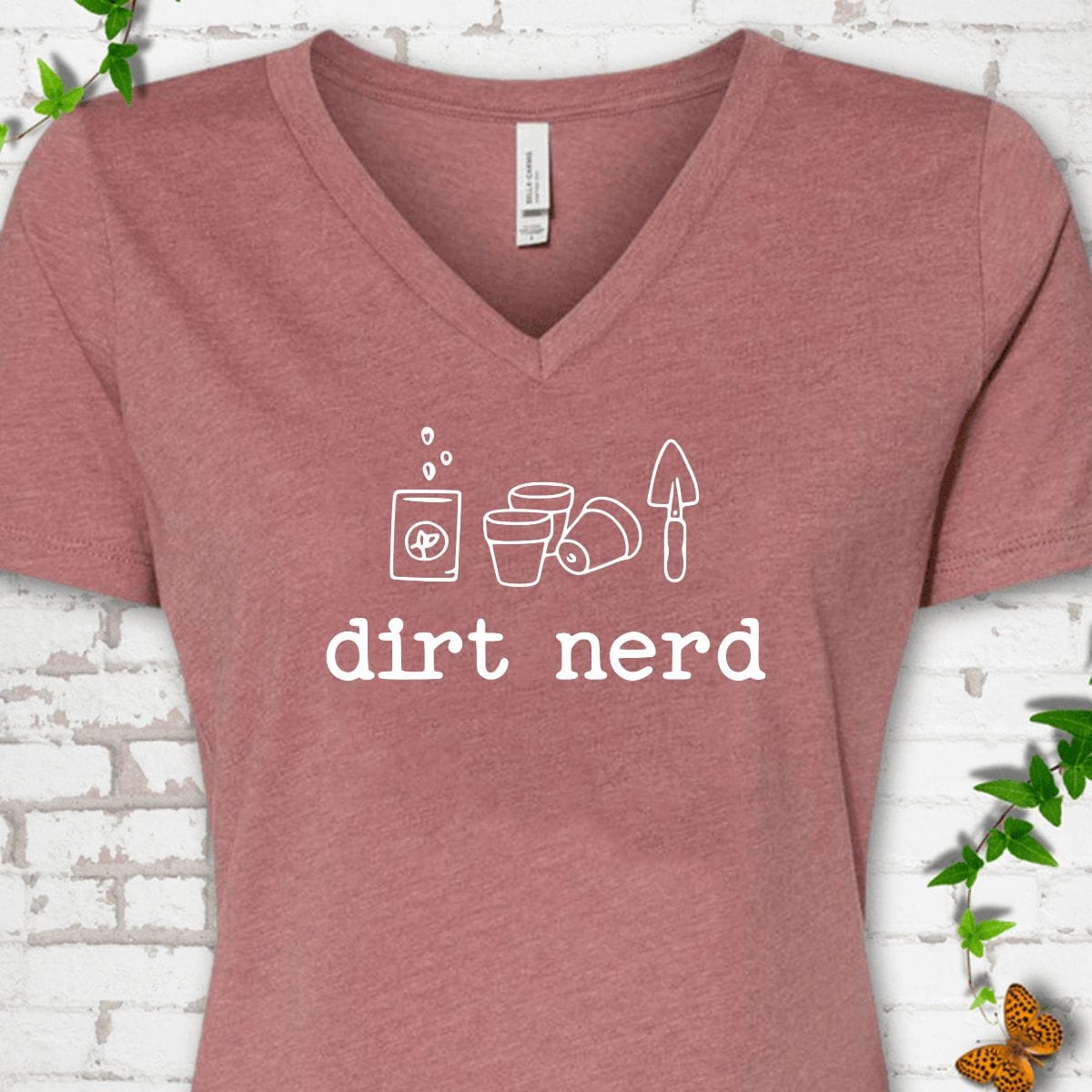 Dirt Nerd V-Neck T-Shirt