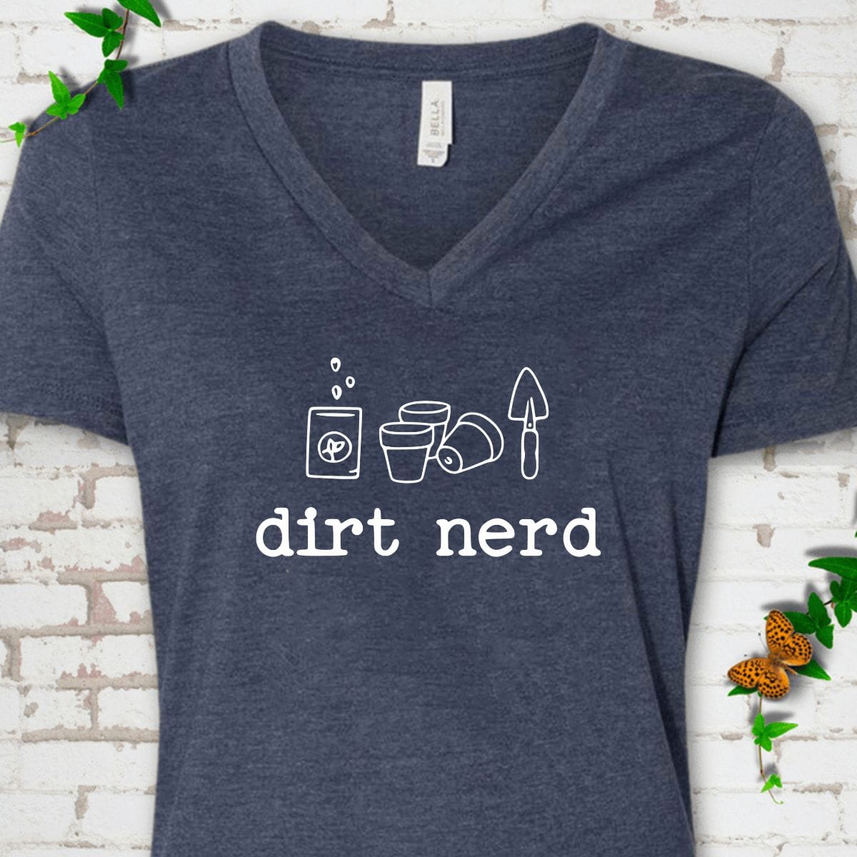 Dirt Nerd V-Neck T-Shirt