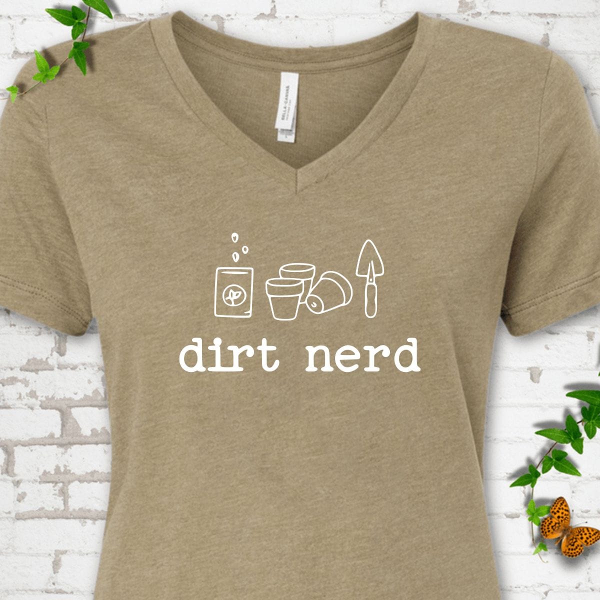 Dirt Nerd V-Neck T-Shirt