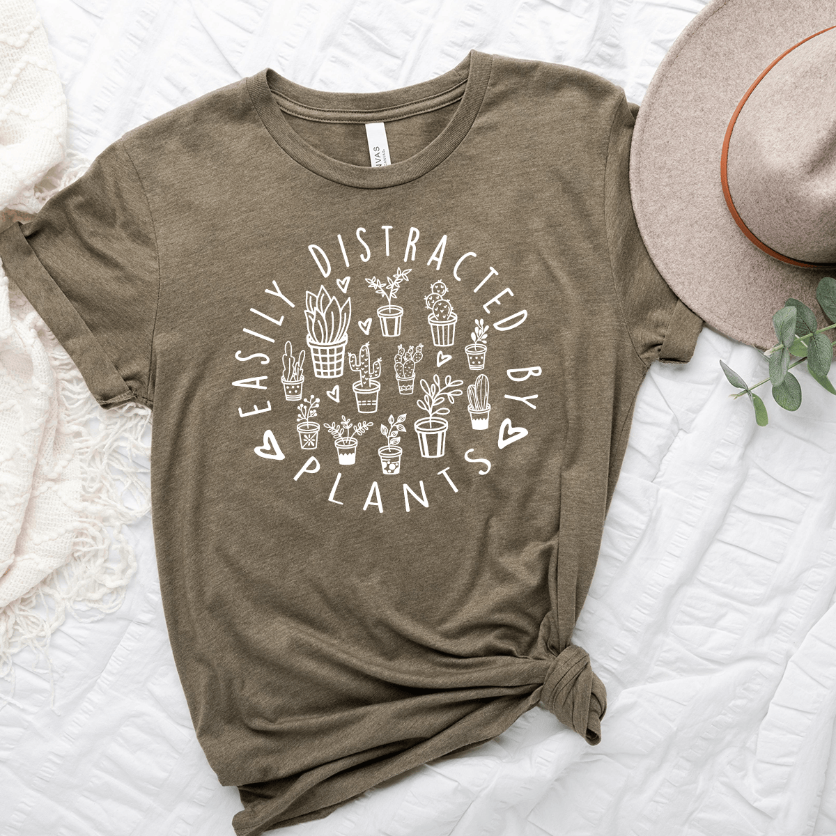 Distracted By Plants Unisex Tee