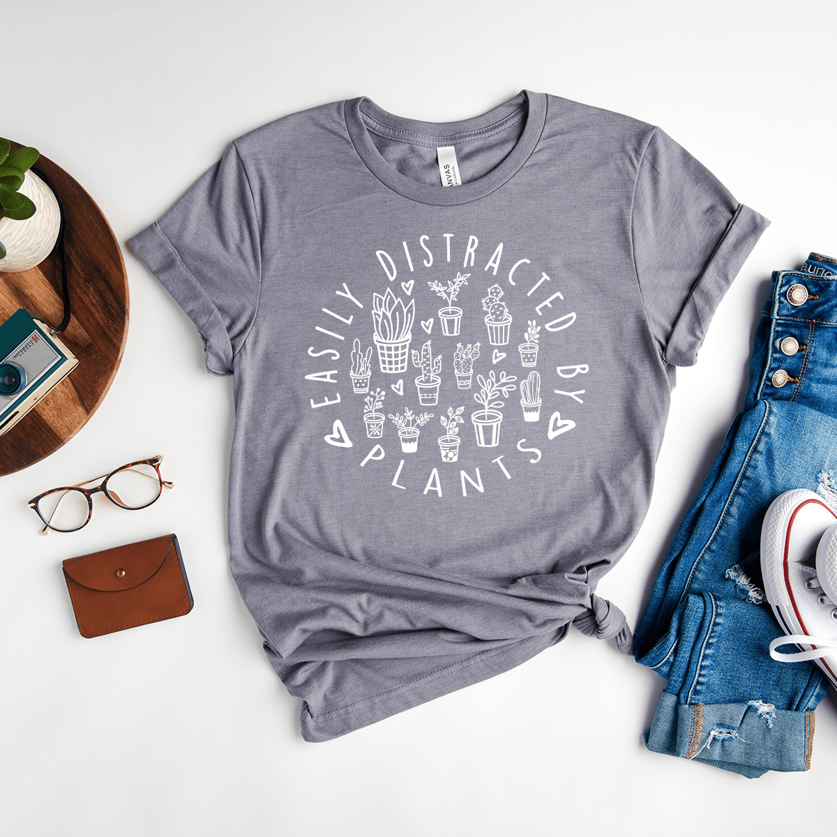 Distracted By Plants Unisex Tee