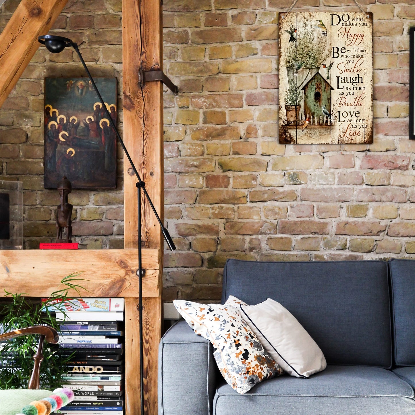 Do What Makes You Happy Metal Sign