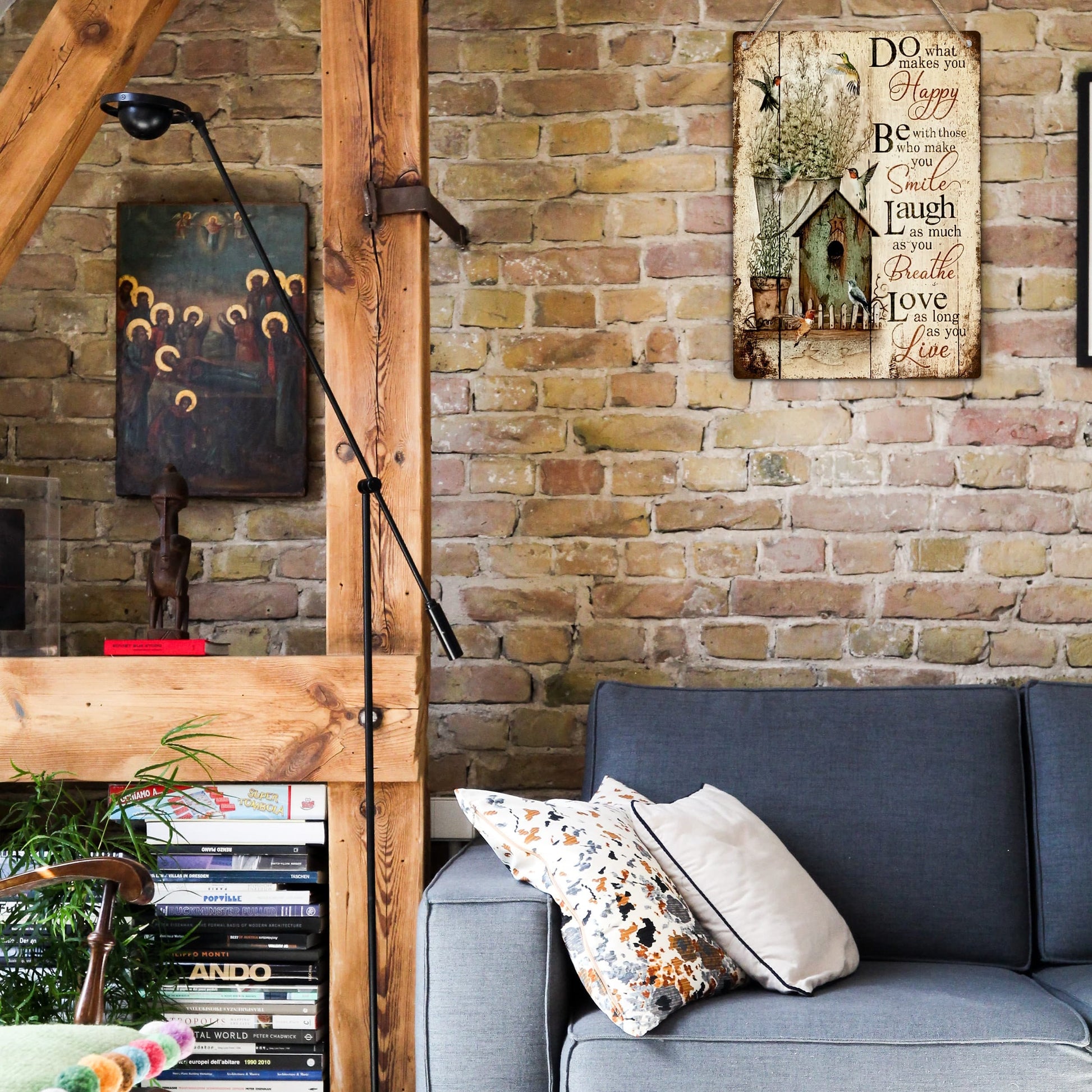 Do What Makes You Happy Metal Sign