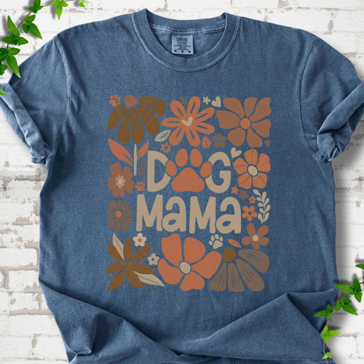 Dog Mama Flowers T-Shirt