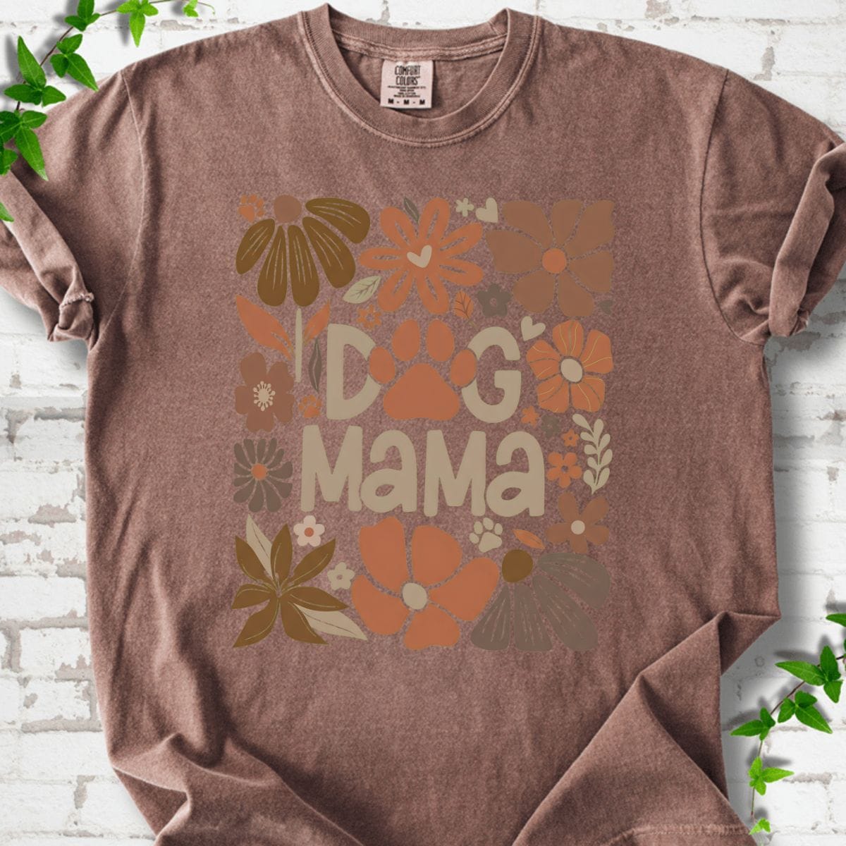 Dog Mama Flowers T-Shirt