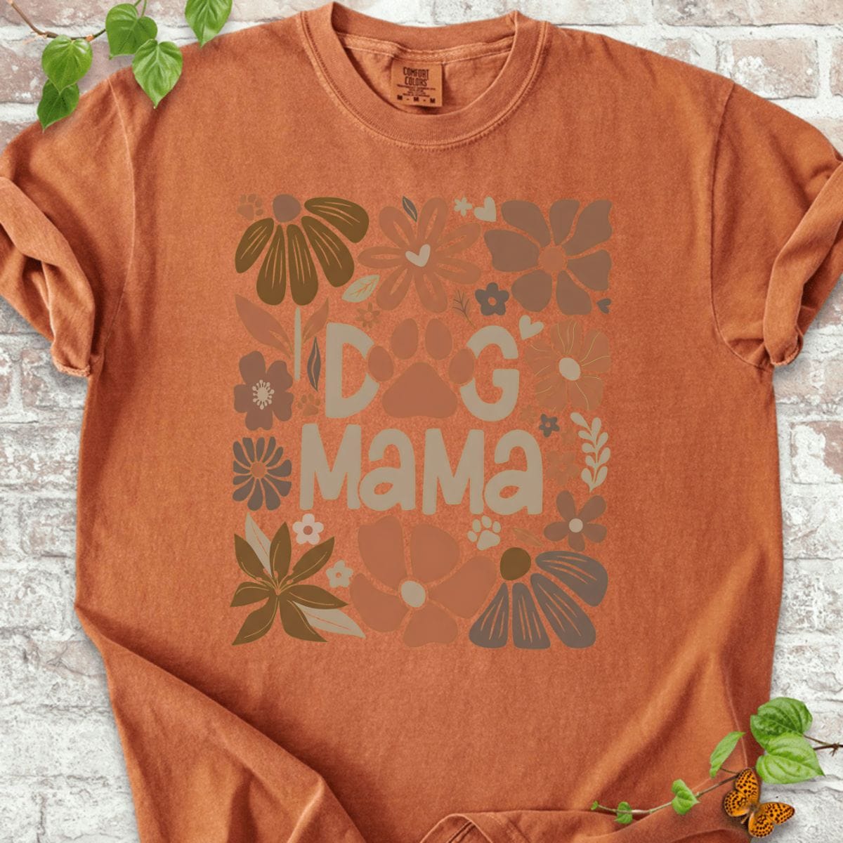 Dog Mama Flowers T-Shirt