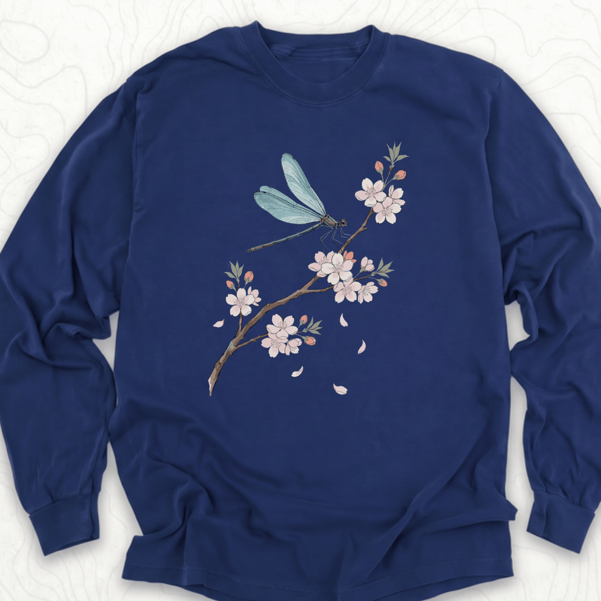 Dragonfly Blossom LS T-shirt