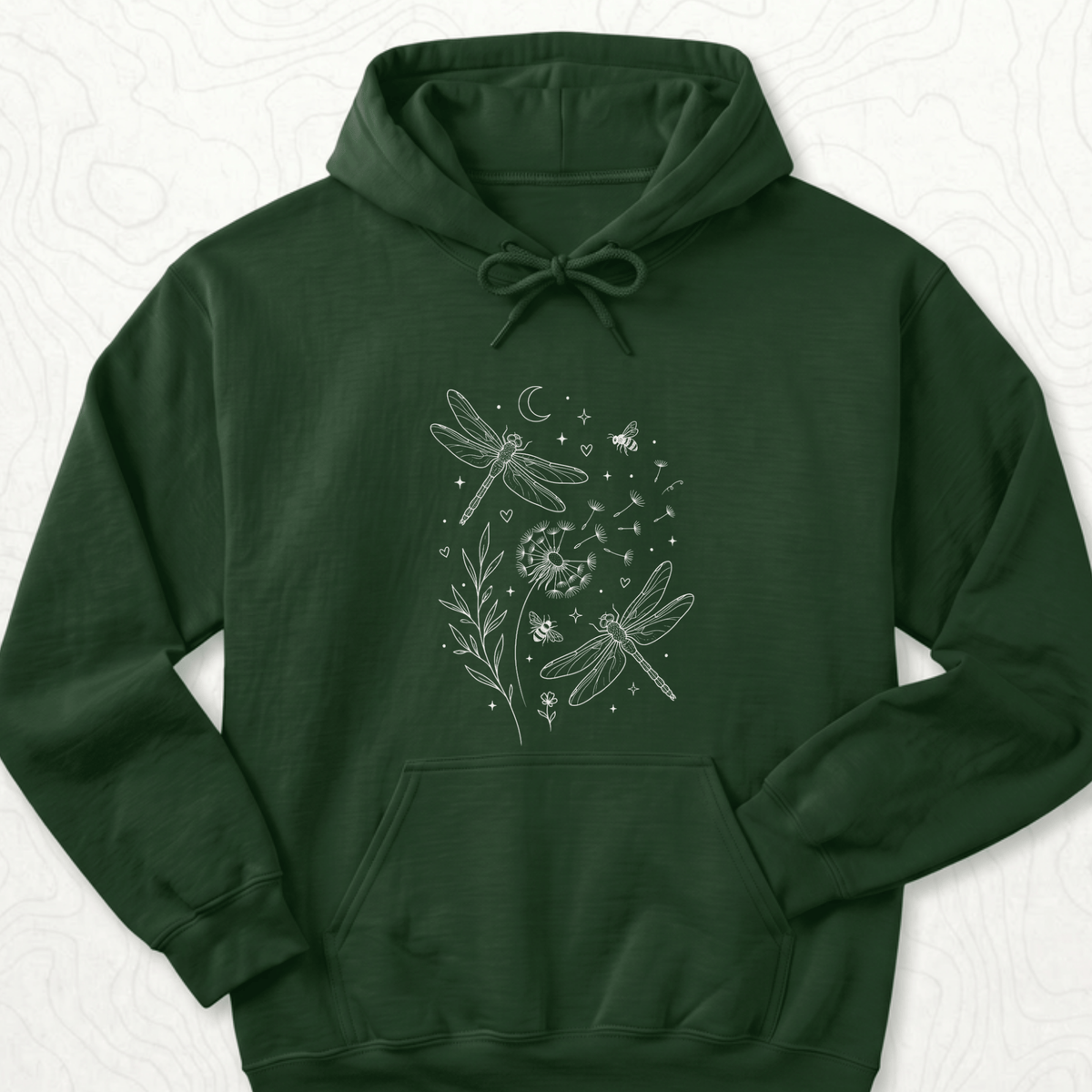 Dragonfly Dandelion Hoodie
