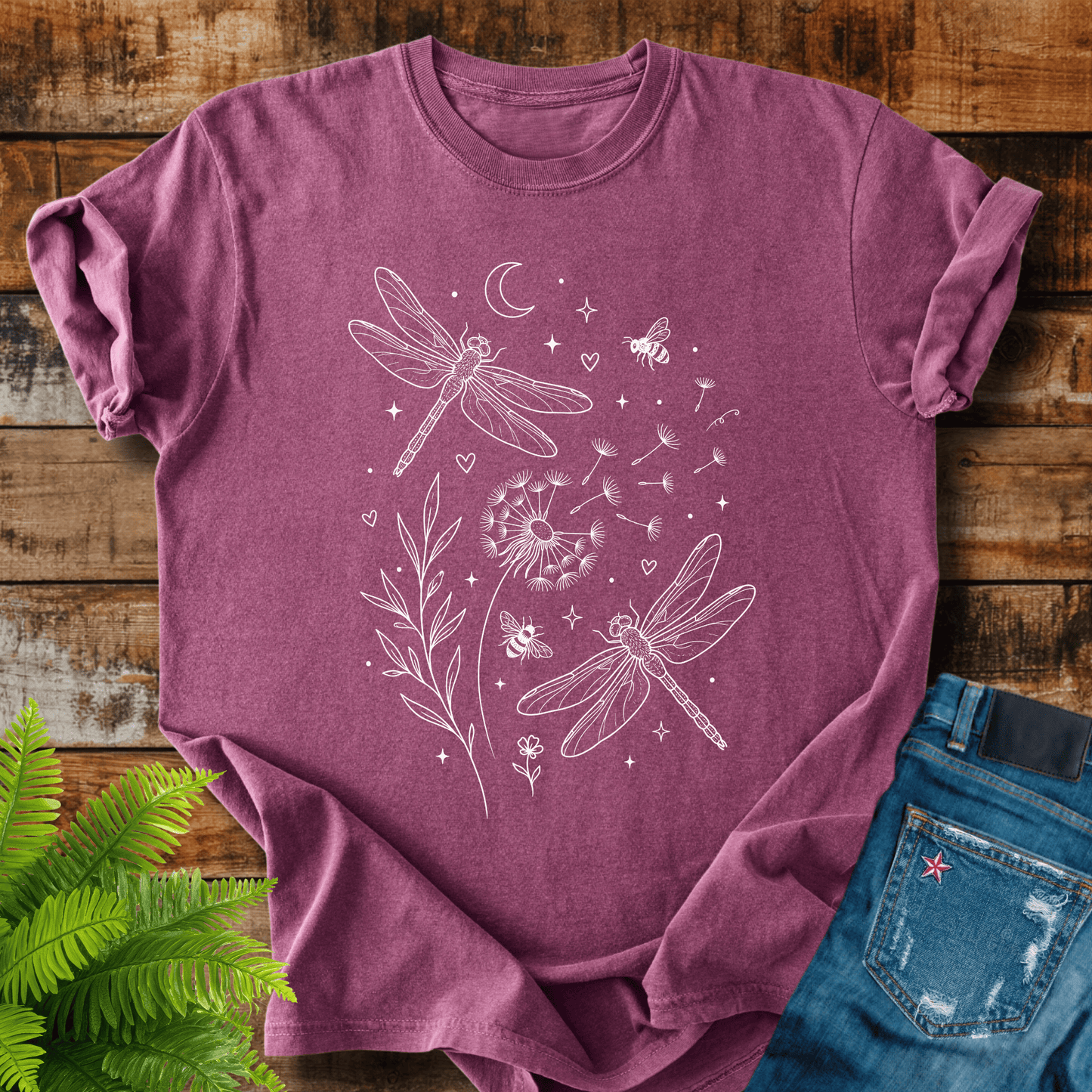 Dragonfly Dandelion T-shirt