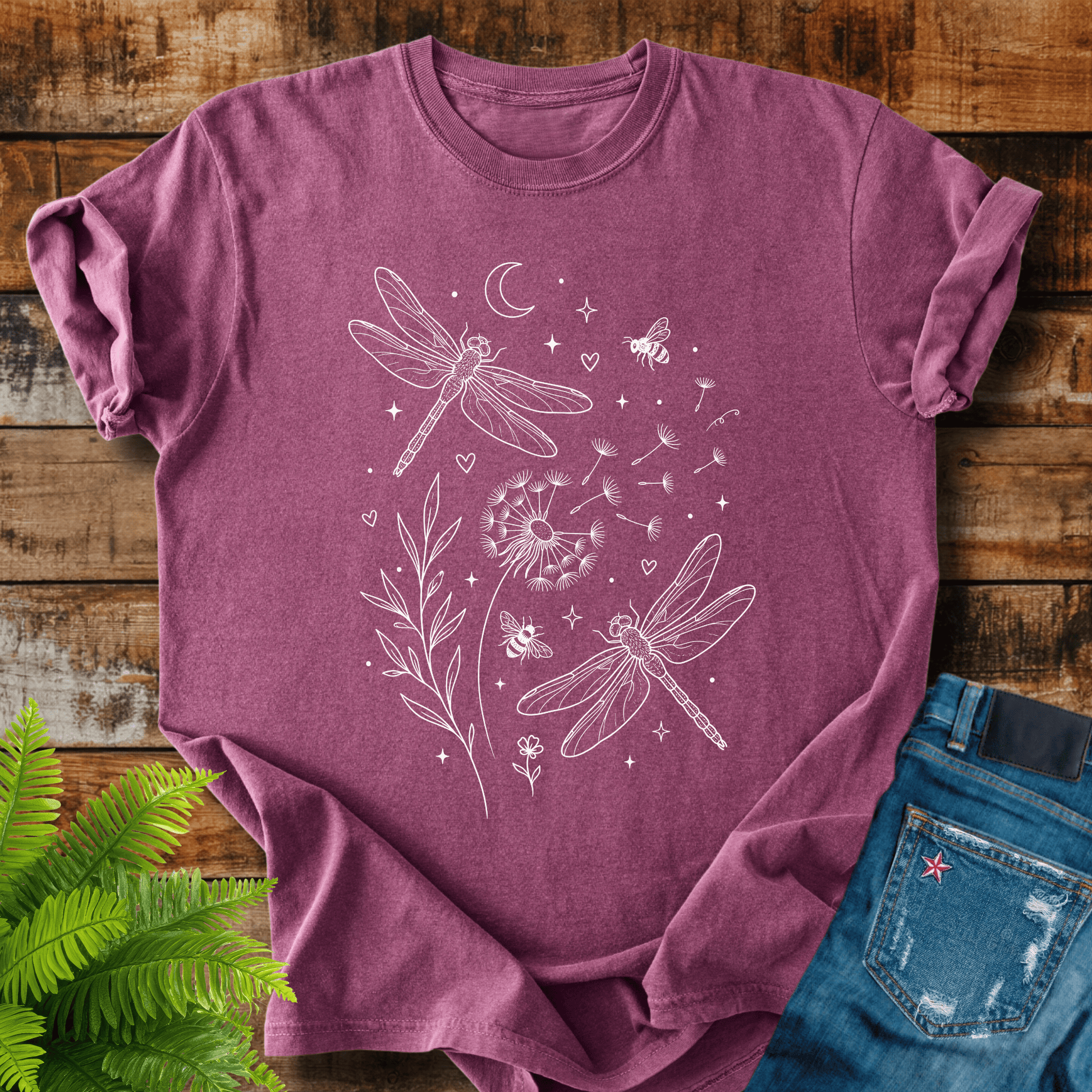 Dragonfly Dandelion T-shirt