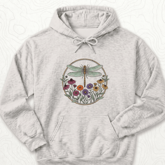 Dragonfly Wildflowers Hoodie