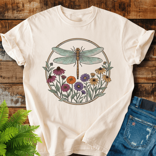 Dragonfly Wildflowers T-shirt