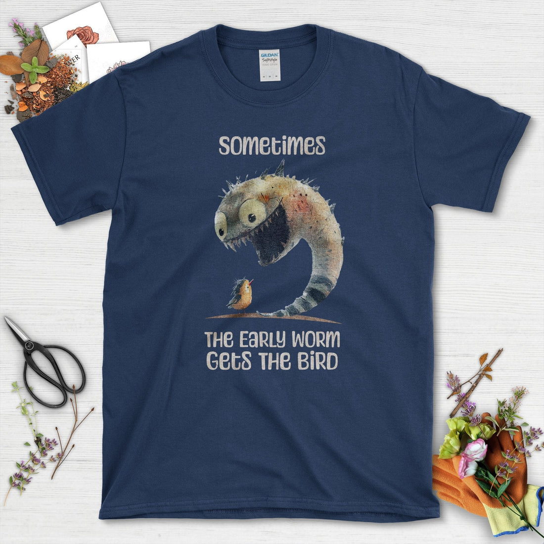 Early Worm Gets Bird T-Shirt