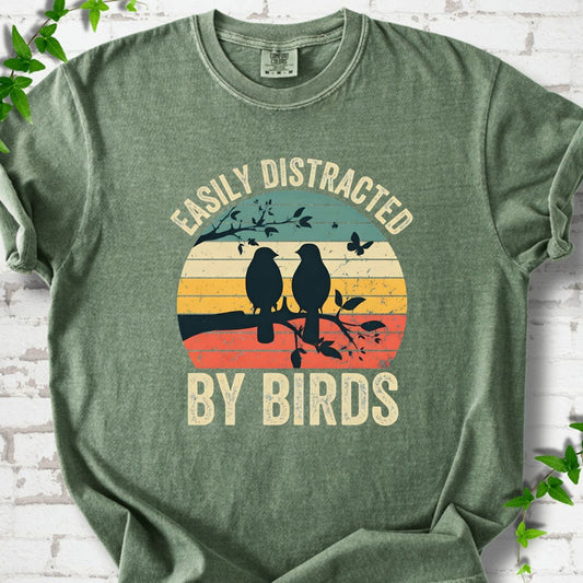 Easily Distracted By Birds T-Shirt