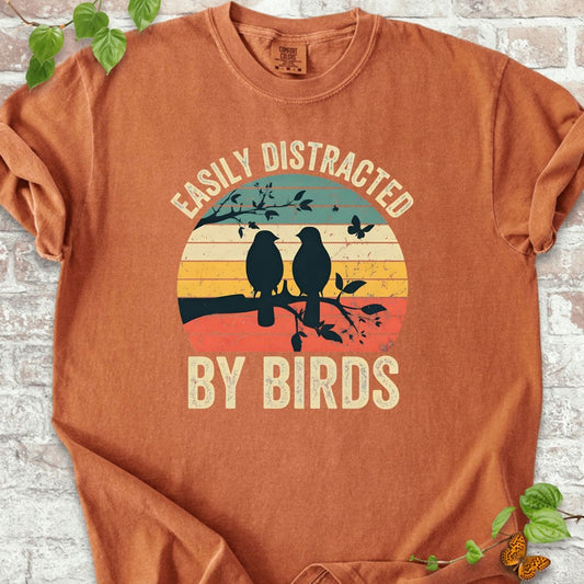 Easily Distracted By Birds T-Shirt
