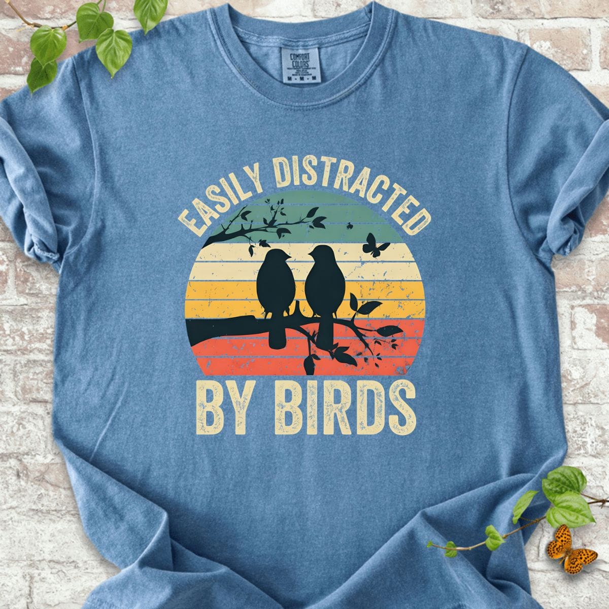 Easily Distracted By Birds T-Shirt