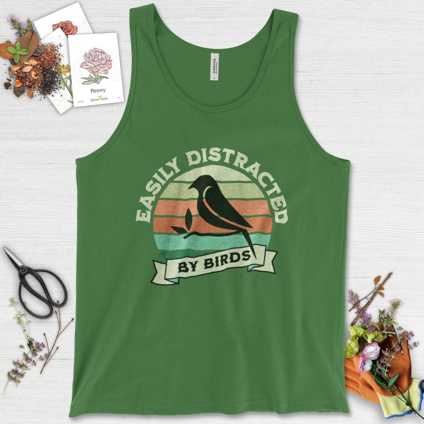 Easily Distracted By Birds Tank Top