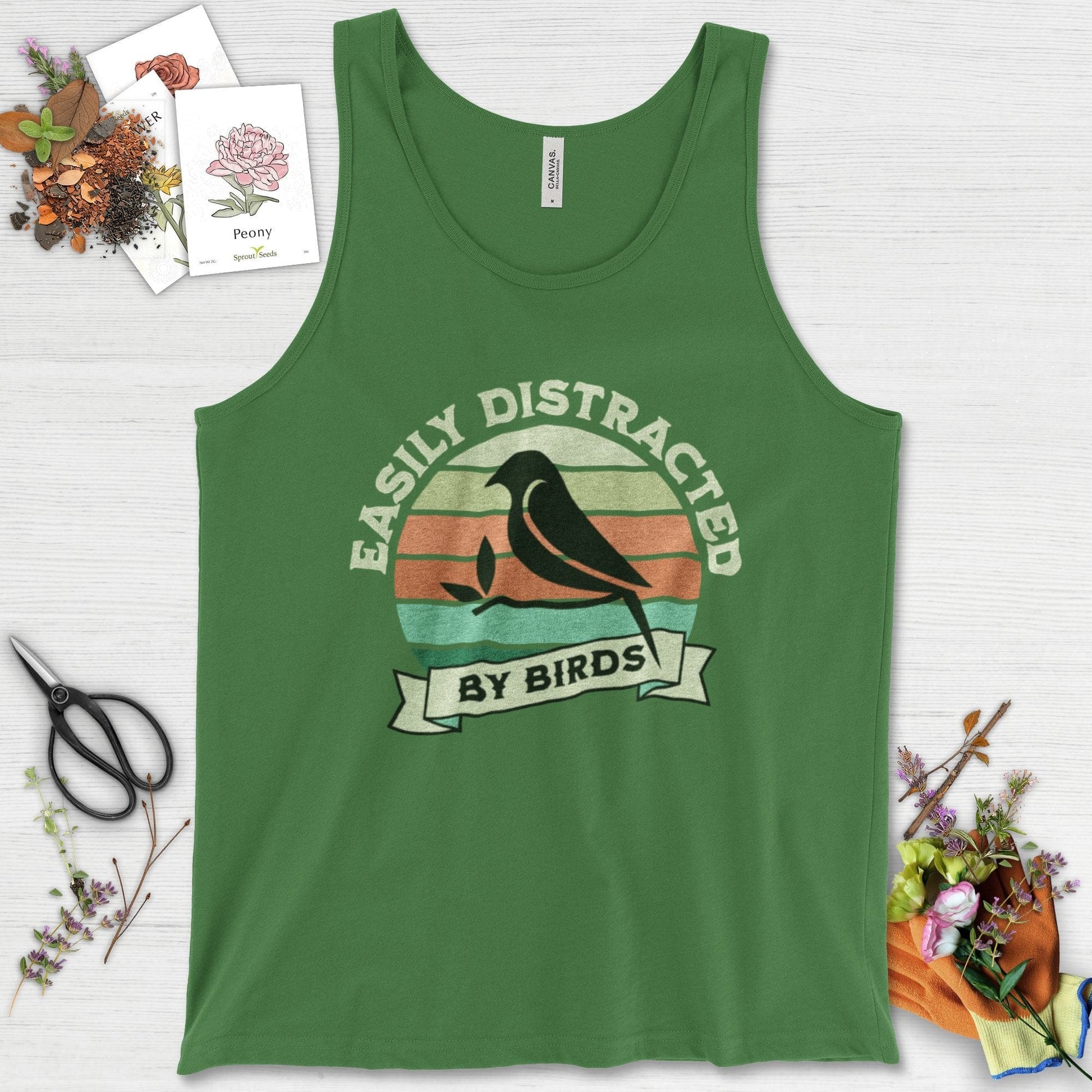 Easily Distracted By Birds Tank Top