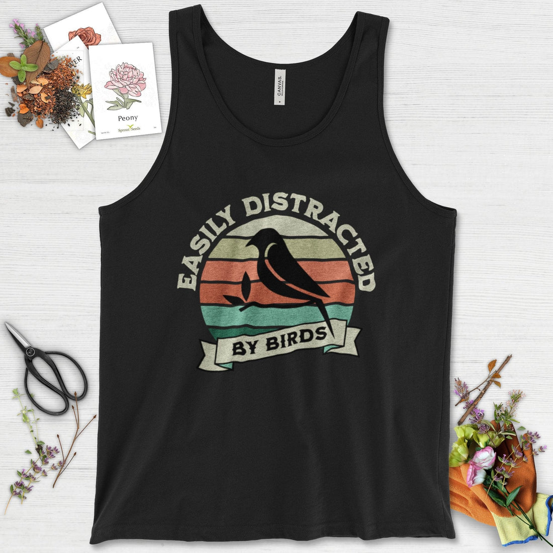 Easily Distracted By Birds Tank Top