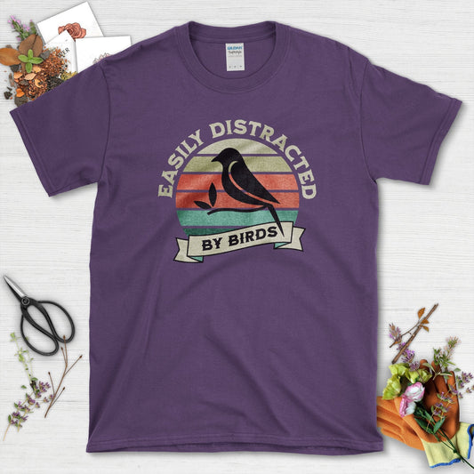 Easily Distracted By Birds Youth T-Shirt