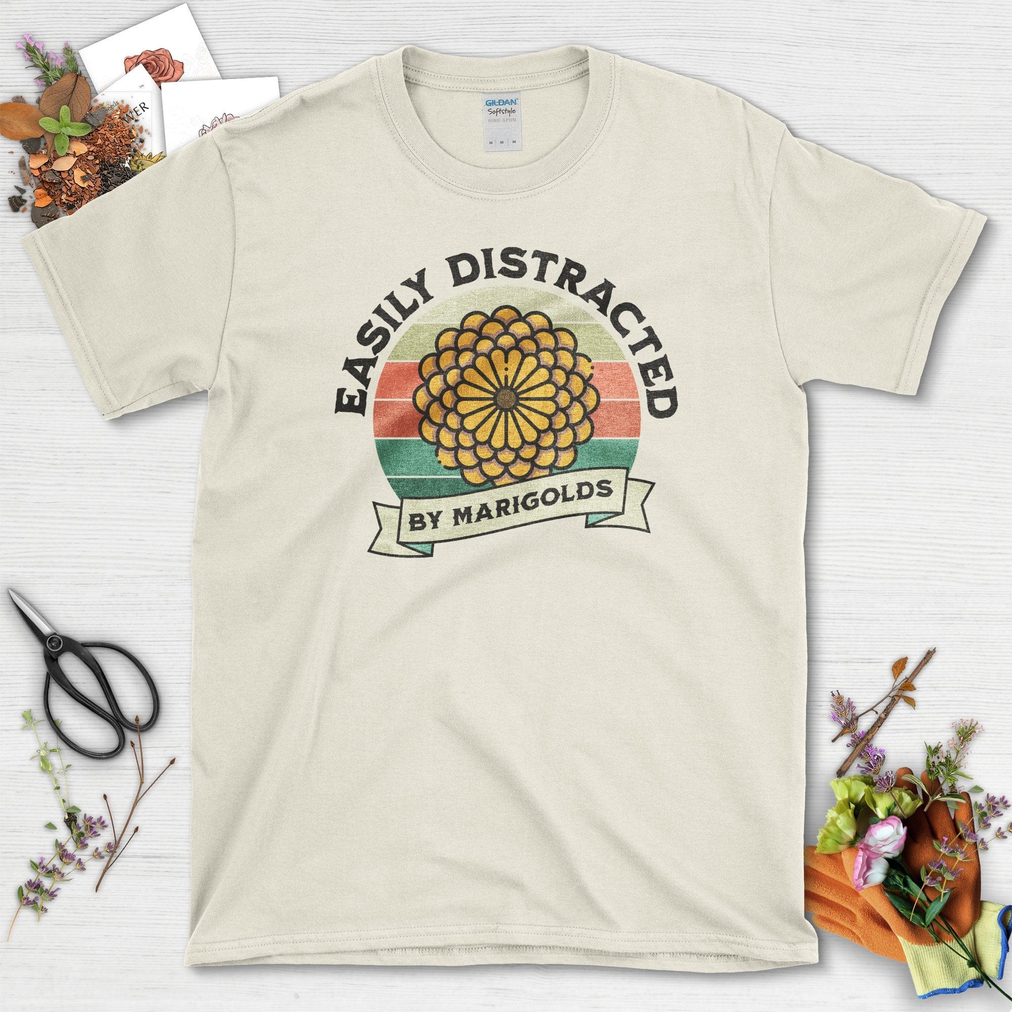 Easily Distracted by Marigolds T-Shirt