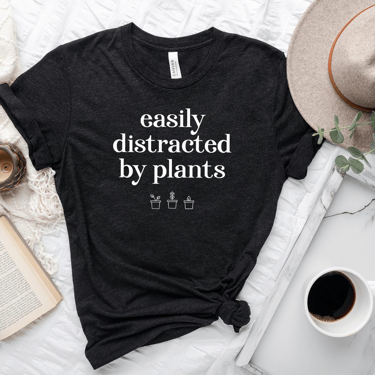 Easily Distracted By Plants Unisex Tee