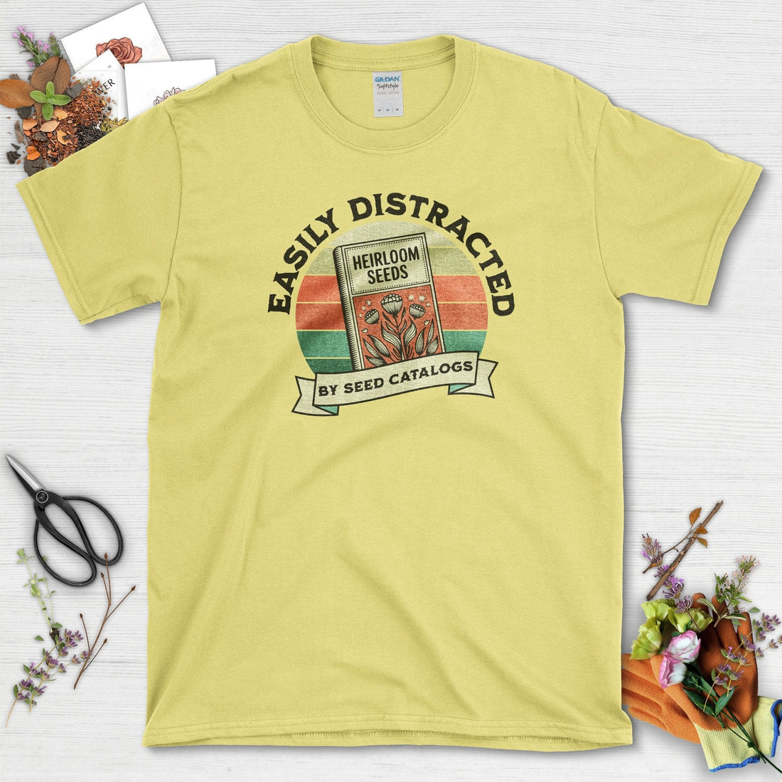 Easily Distracted By Seed Catalogs T-Shirt