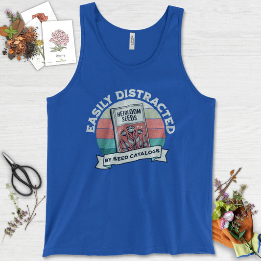 Easily Distracted By Seed Catalogs Tank Top