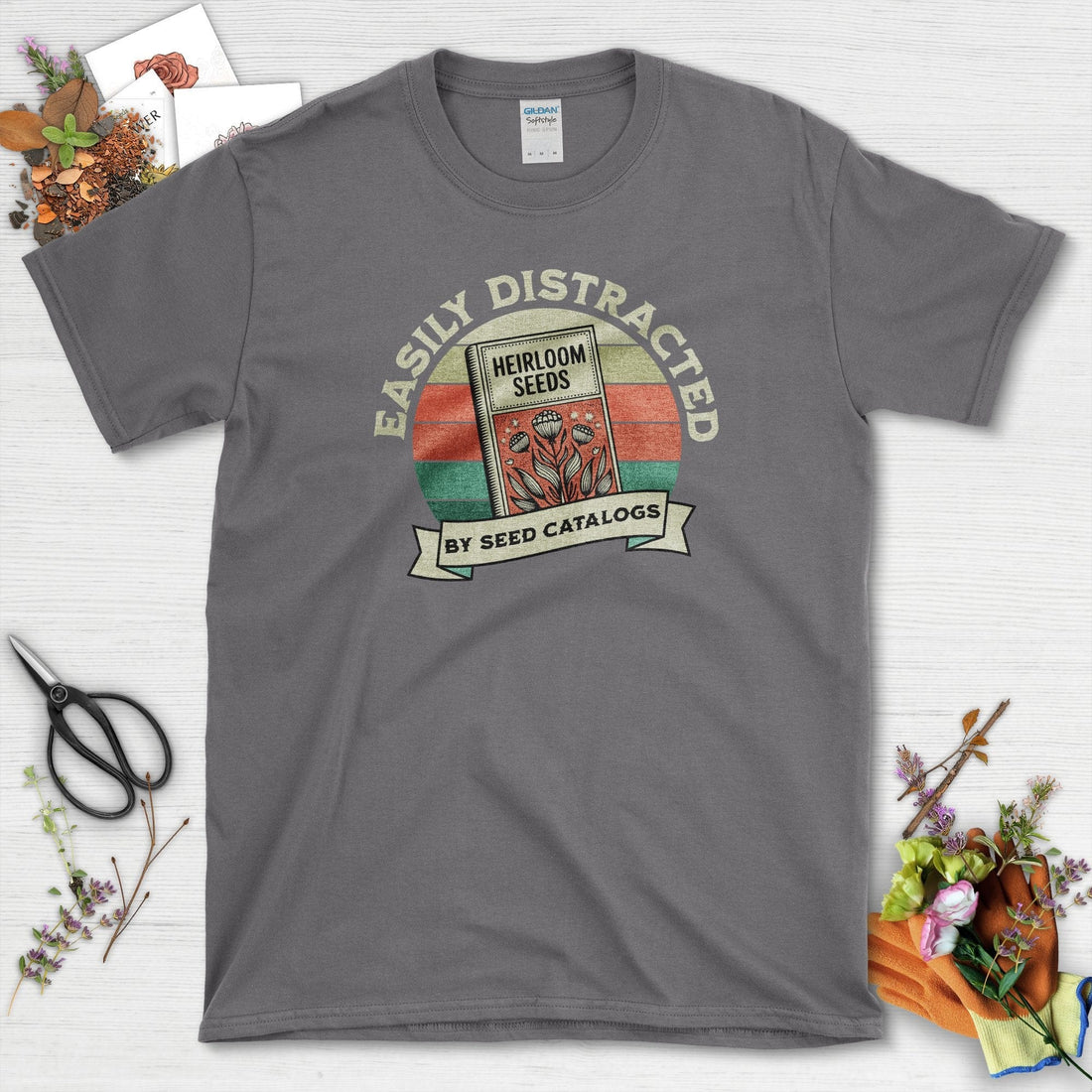 Easily Distracted By Seed Catalogs Youth T-Shirt