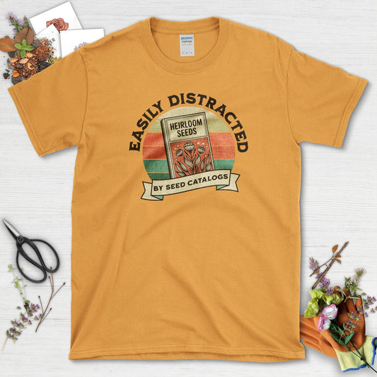 Easily Distracted By Seed Catalogs Youth T-Shirt