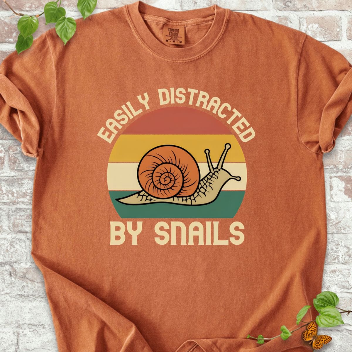 Easily Distracted By Snails T-Shirt