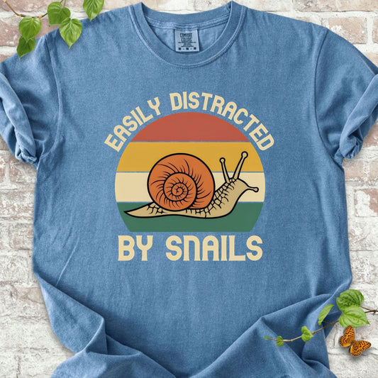 Easily Distracted By Snails T-Shirt