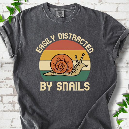 Easily Distracted By Snails T-Shirt