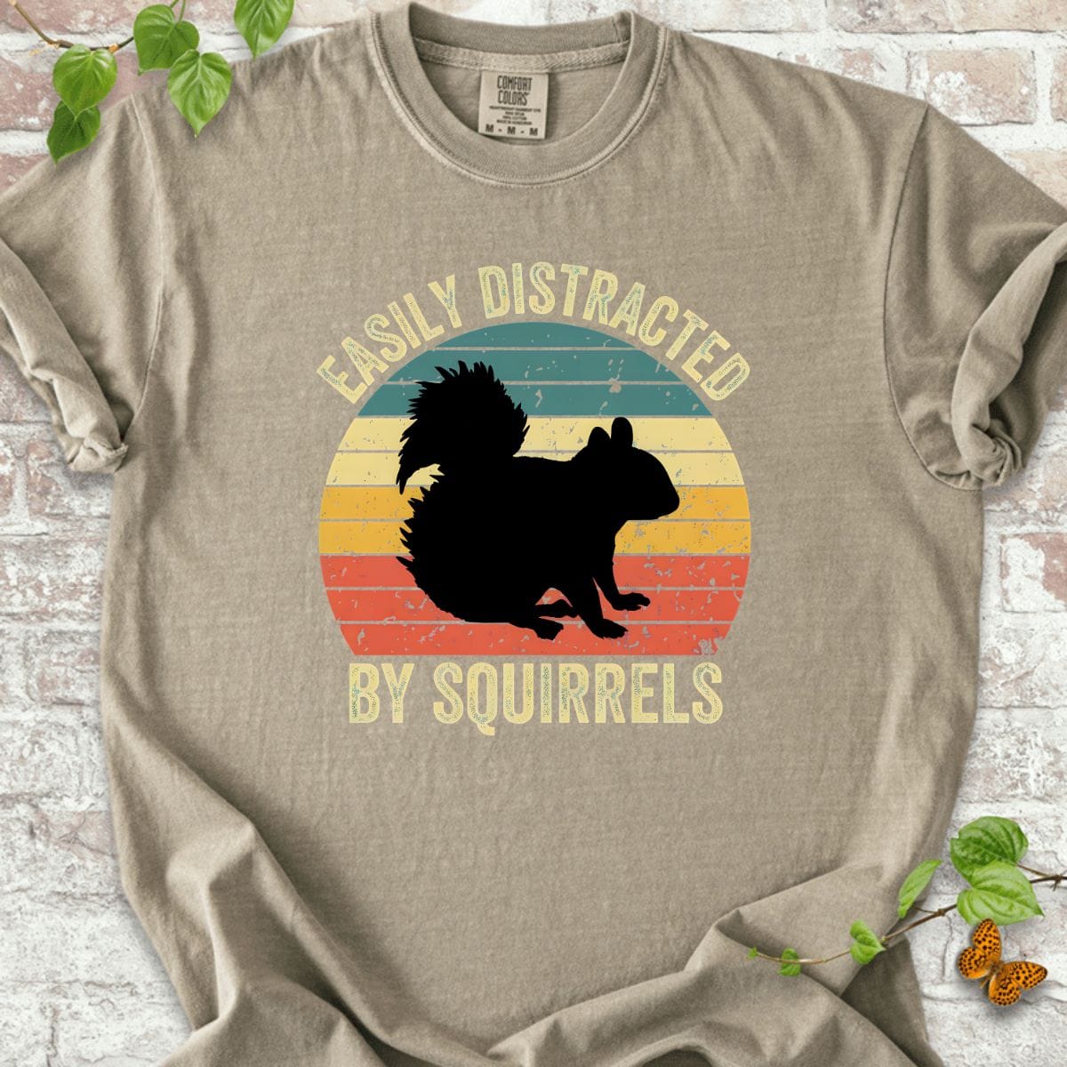 Easily Distracted By Squirrels T-Shirt