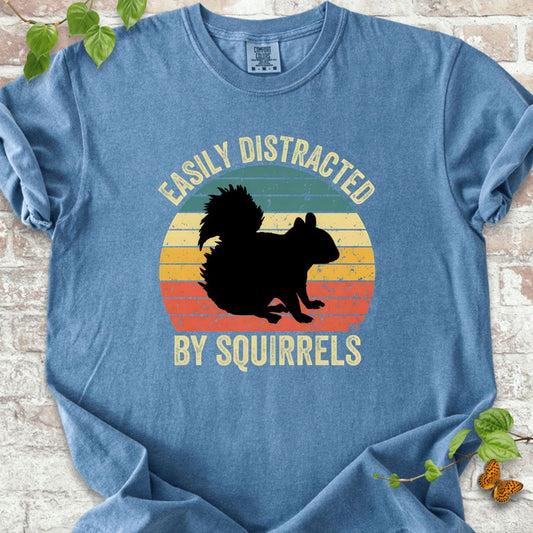 Easily Distracted By Squirrels T-Shirt