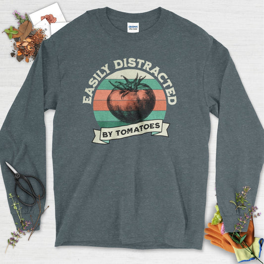 Easily Distracted By Tomatoes Long Sleeve