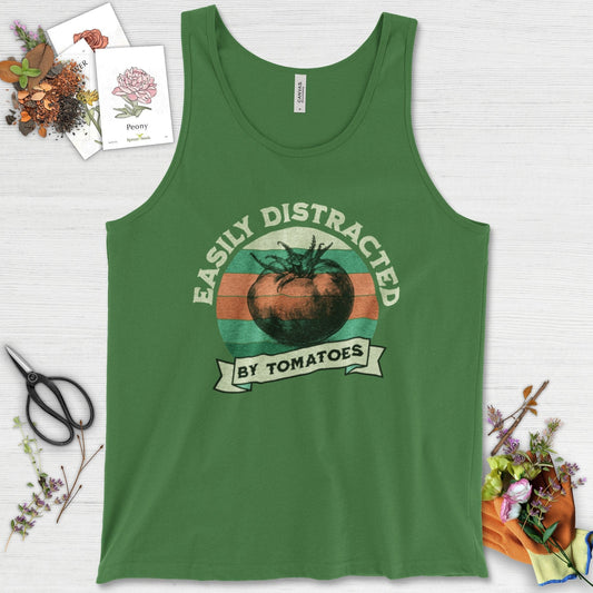 Easily Distracted By Tomatoes Tank Top