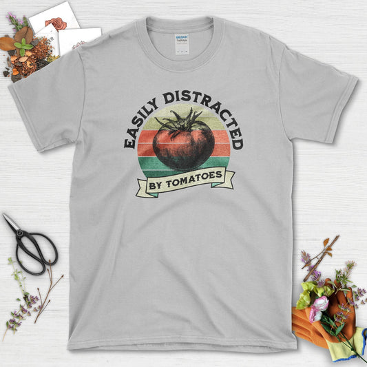 Easily Distracted By Tomatoes Youth T-Shirt