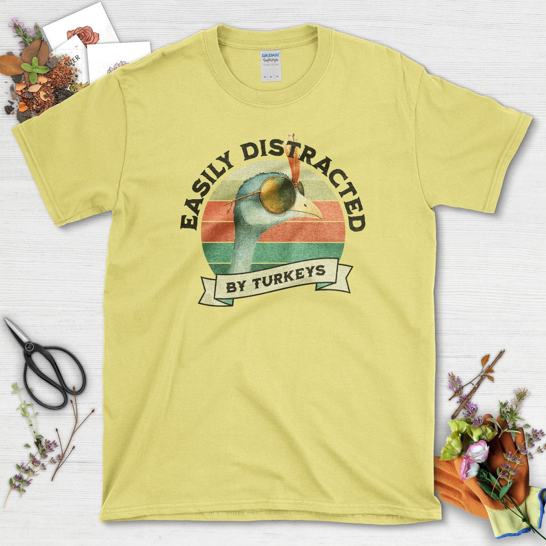 Easily Distracted by Turkeys T-Shirt