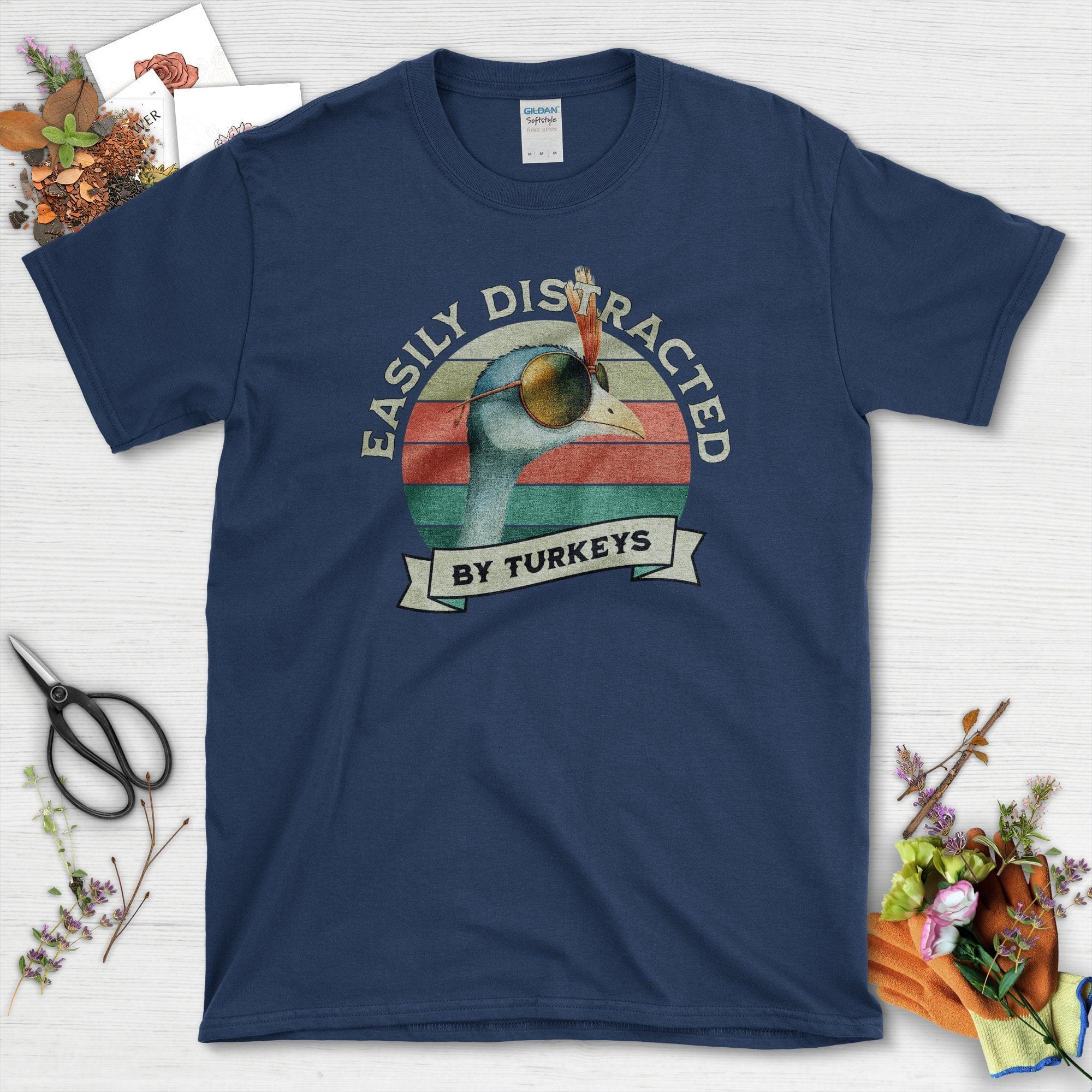 Easily Distracted by Turkeys T-Shirt