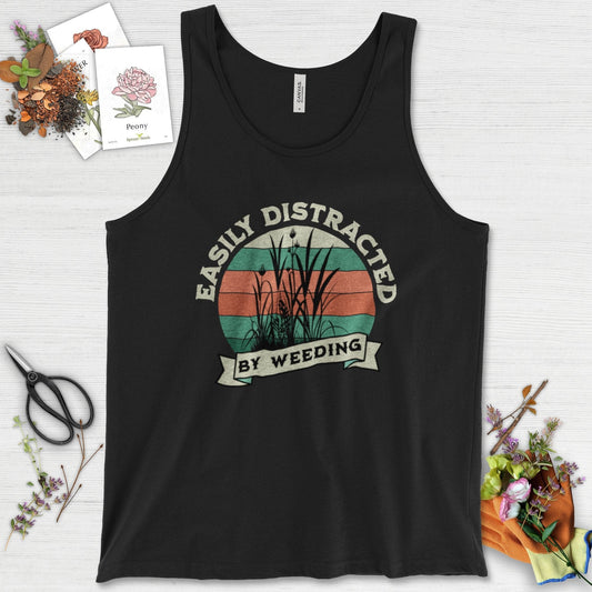 Easily Distracted By Weeding Tank Top