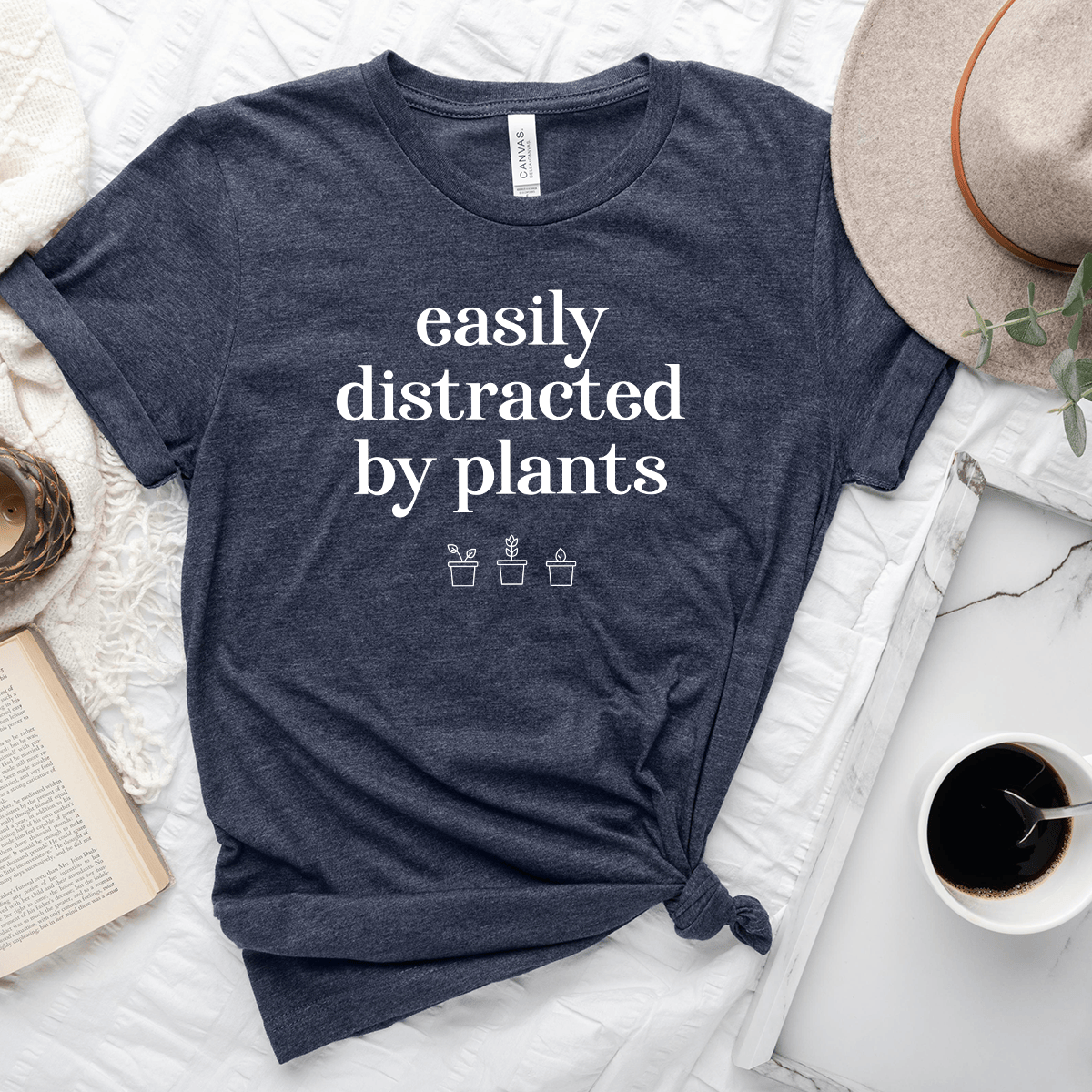 Easily Distracted By Plants Unisex Tee