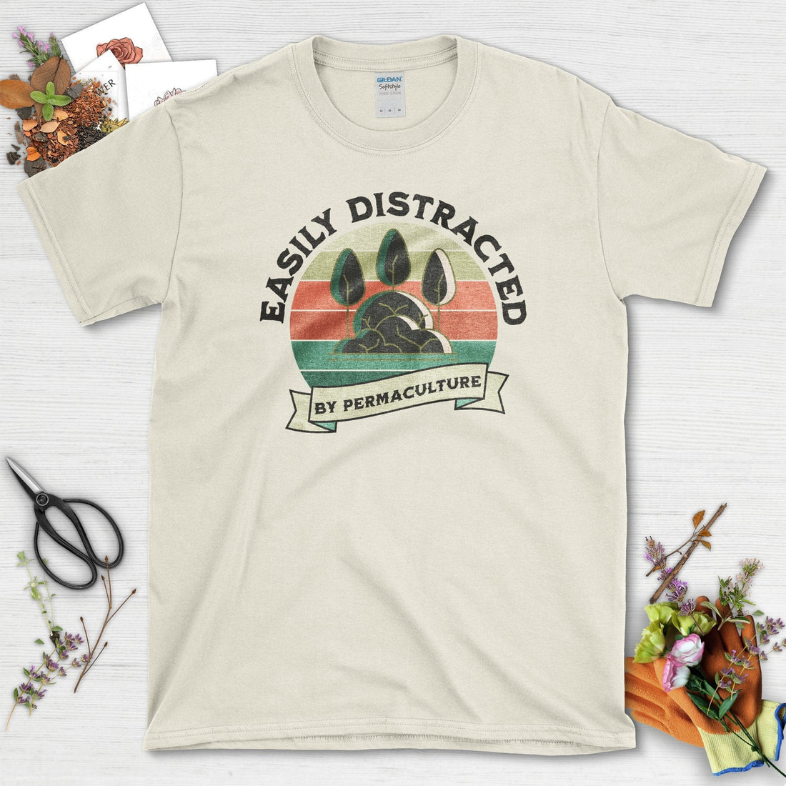Easily Distracted Permaculture T-Shirt