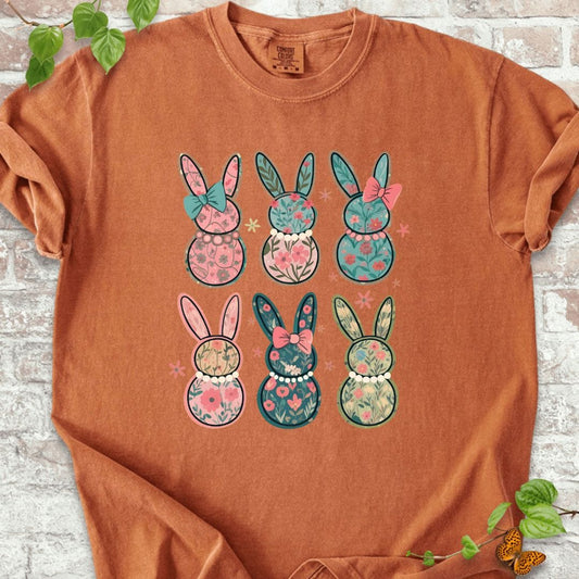 Easter Bunny Flowers T-Shirt