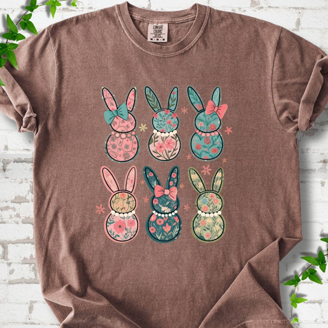 Easter Bunny Flowers T-Shirt