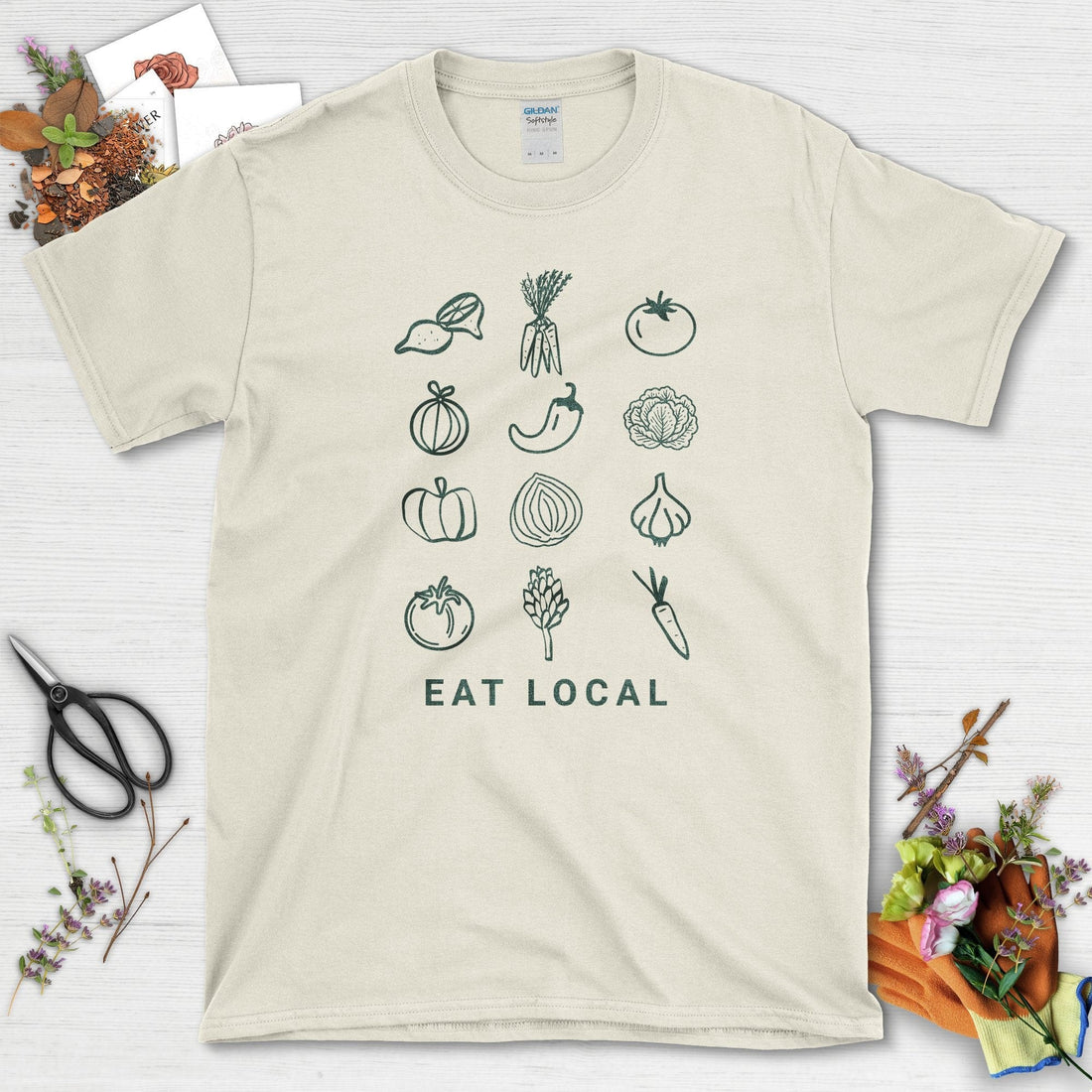 Eat Local Graphic T-Shirt