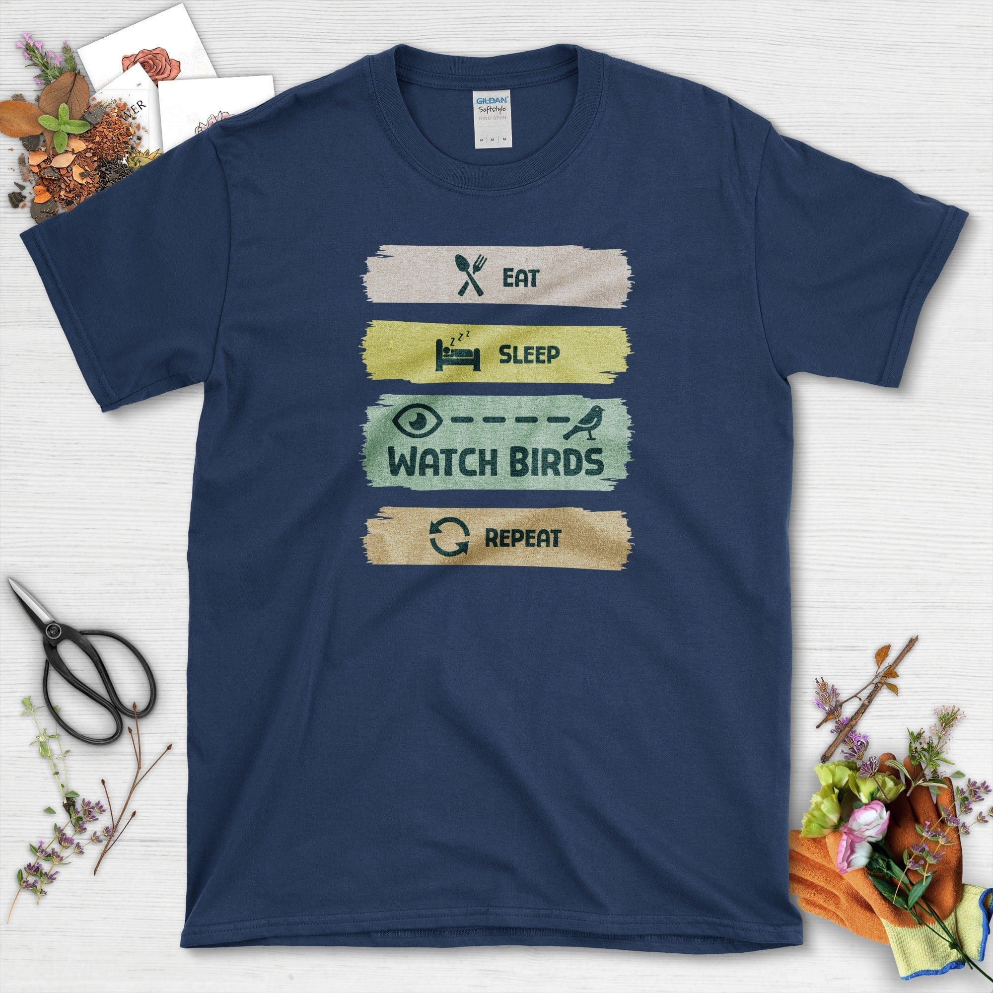 Eat Sleep Birds Repeat T-Shirt