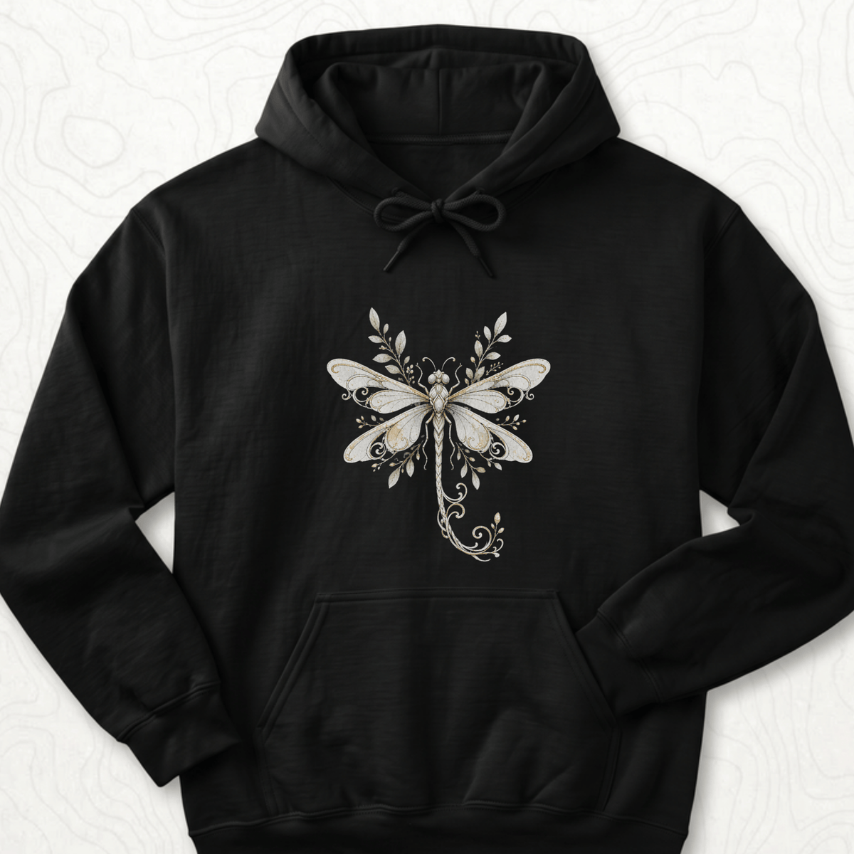 Elegant Dragonfly Hoodie