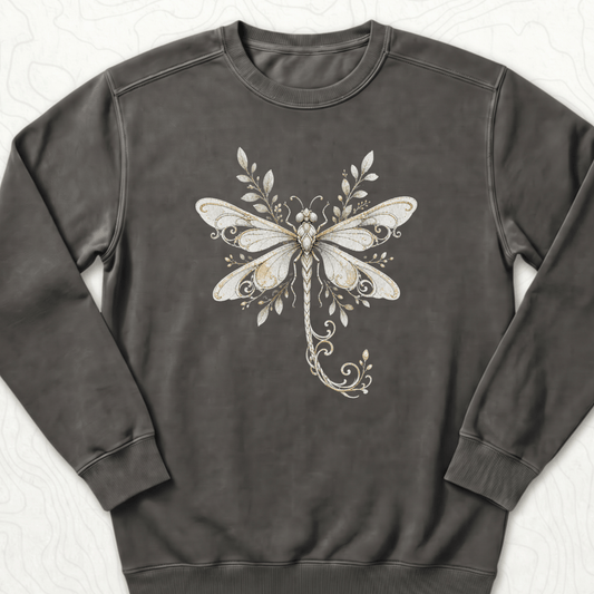 Elegant Dragonfly Sweatshirt